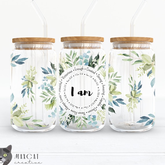 I Am Inspiration Bible Verse Libbey Glass Tumbler I Am Inspiration Bible Verse Libbey Glass Tumbler