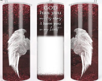 Sympathy Sublimation Tumbler Designs Personalize Photo, 20 oz Skinny Tumbler wrap Maroon Straight/Tapered Tumbler PNG File Digital Download