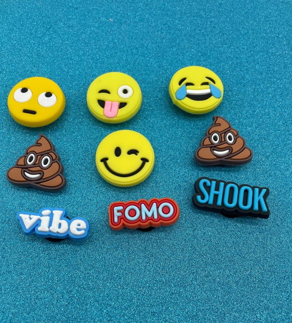 Emoji Croc Charm Poop Emoji Jibbitz Popular Expression Etsy