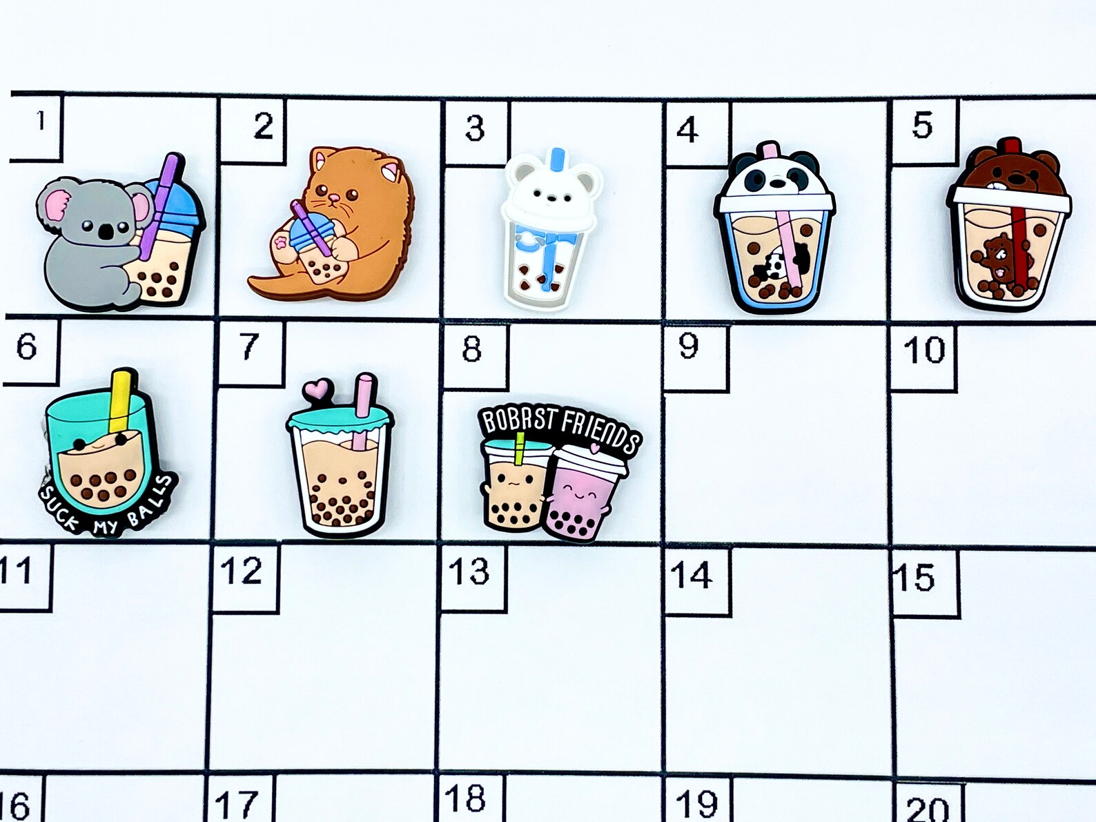 Bubble Tea Croc Charm Boba Tea Jibbitz Catpuccino Jibbitz Etsy Canada