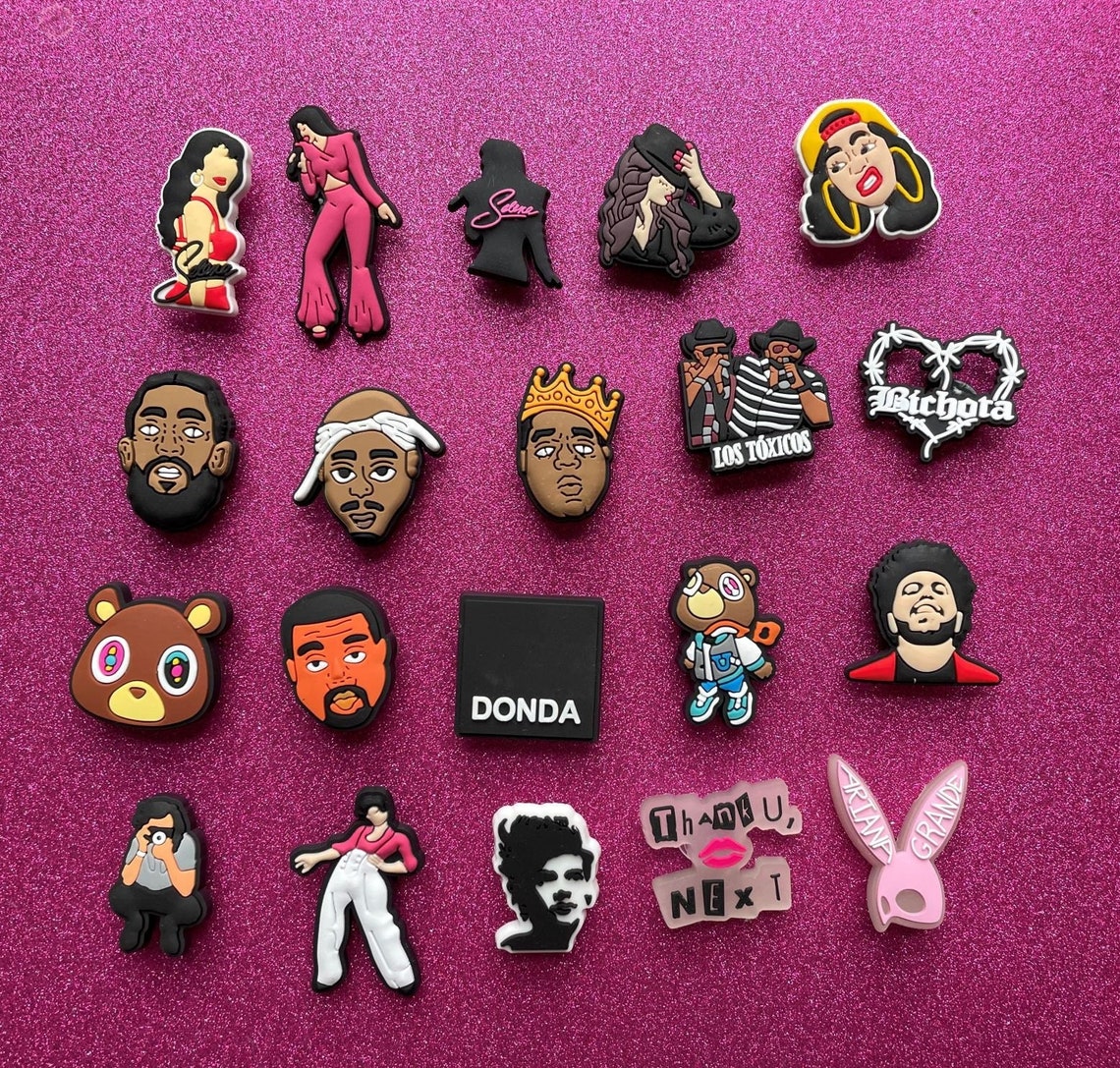 Pop Rock Rap Croc Charms Singer Jibbitz Popular Musician Etsy