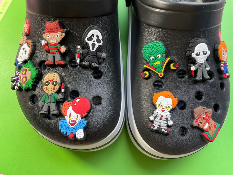 Horror Croc Charms Scary Movie Croc Charms Jibbitz She Etsy