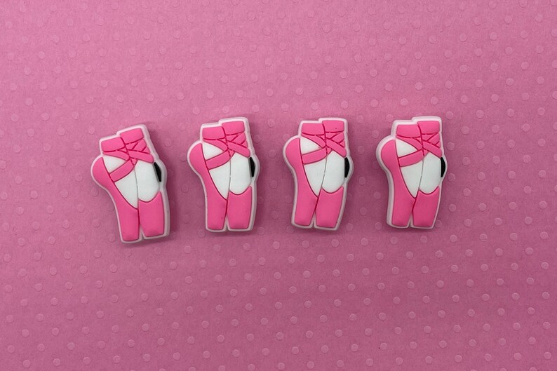 Ballet Croc Charms Pointe Shoe Croc Charm Dance Croc Etsy