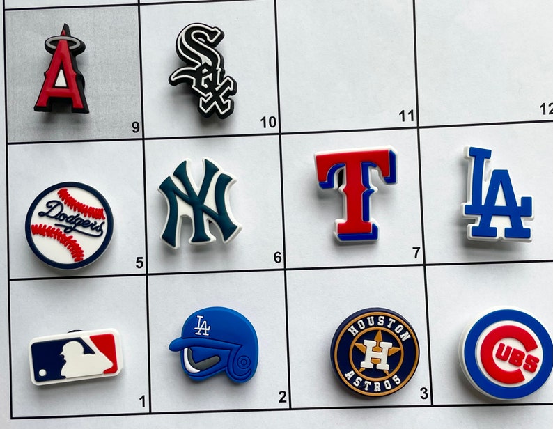 Baseball Team Croc Charm Baseball Jibbitz Shoe Charm Etsy