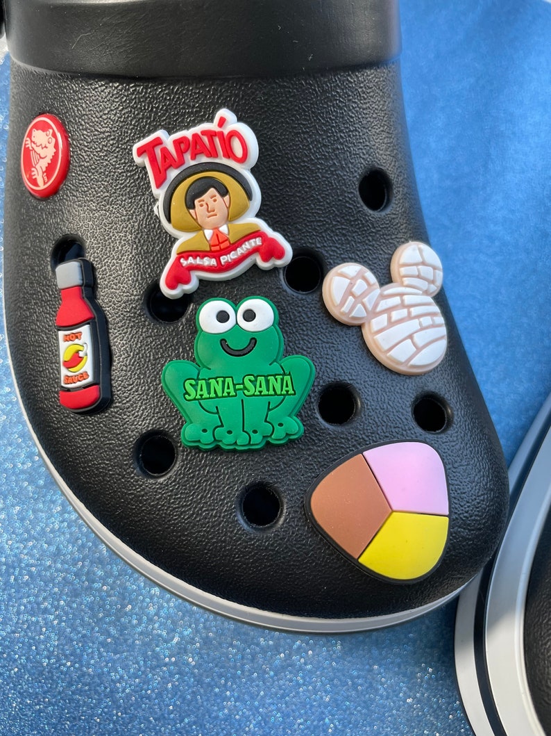 Hispanic Croc Charms mexican Latino Shoe Charms Concha Etsy