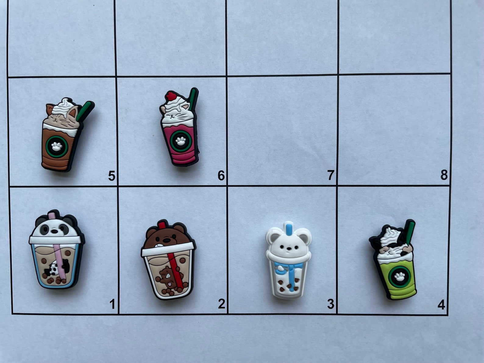 Bubble Tea Croc Charm Boba Tea Jibbitz Catpuccino Jibbitz Etsy Ireland