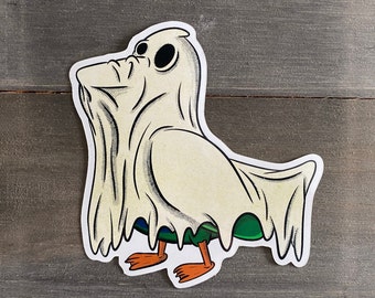 Ducking Spooky - Vinyl Sticker