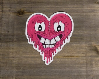 Mr. Melty Heart - Vinyl Sticker