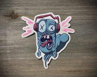 Bubble Butt Ghosty - Vinyl Sticker