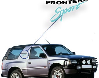 Opel Frontera Sport Side Sticker Vinyl – Custom 4x4 Off-Road Graphics Decal Kit
