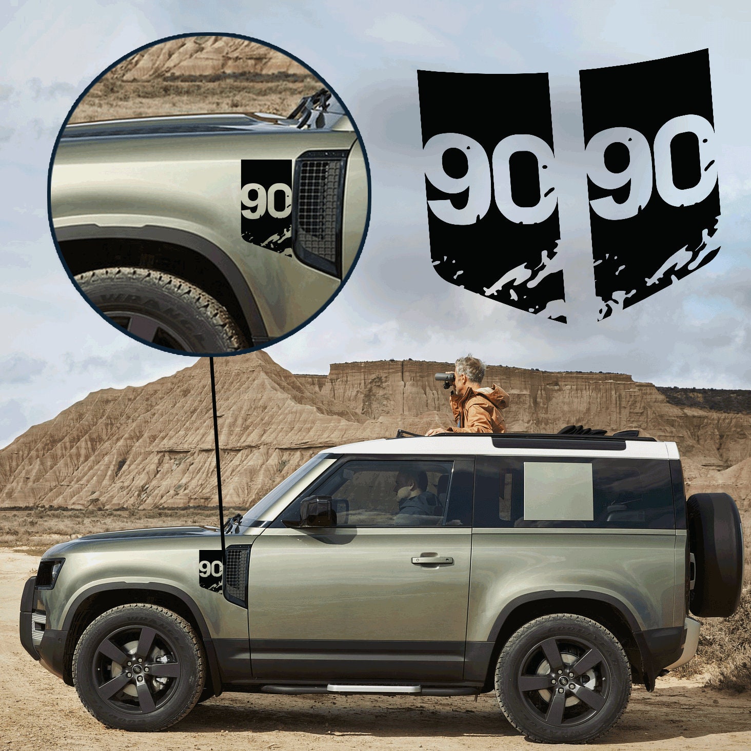 LAND ROVER ランドローバー ヴィンテージロゴ入りエプロン 新品未開封！ LAND ROVER ランドローバー ヴィンテージロゴ入りエプロン 新品