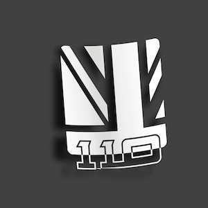 Land Rover Defender Fender Sticker Decal Label Emblem 90 110 X2 Set ...