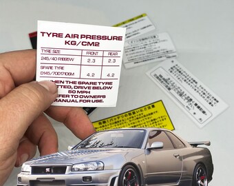 Nissan Skyline R34 Gt-r Gtr Restoration Warning Caution