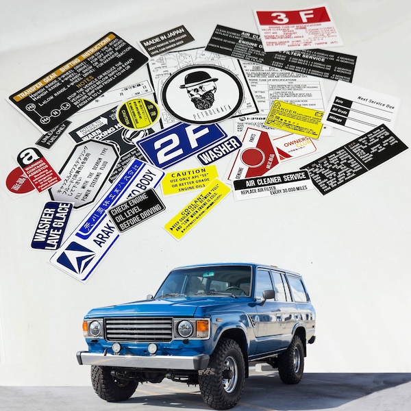 Toyota Landcruiser Stickers - Etsy
