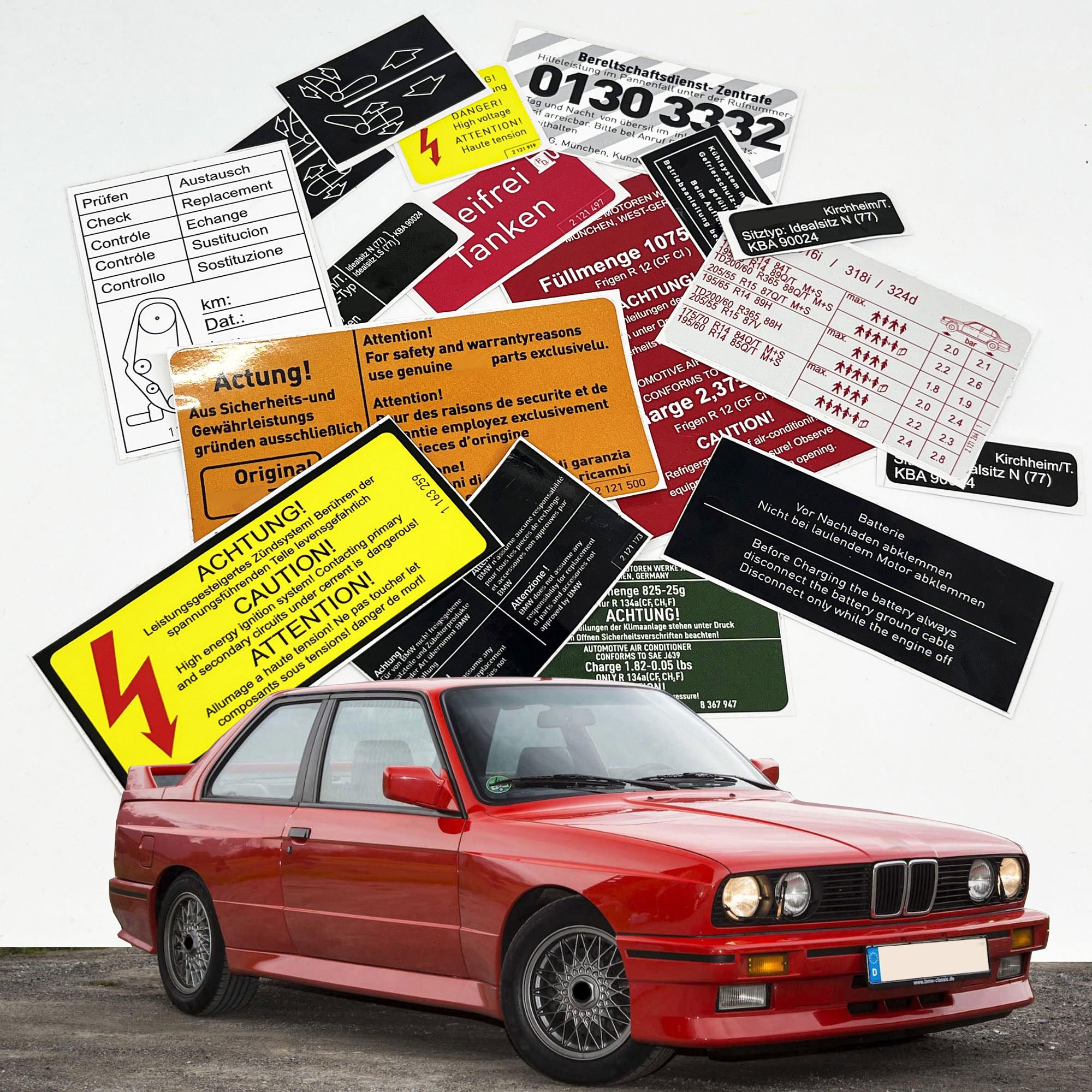 【当時物】BMW E30 M3 カタログ・パンフレット RARE BMW M3 Sport EVO Evolution E30 Cecotto OEM Factory