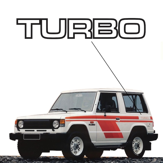 Mitsubishi Pajero Mk1 Side Metaltop XL Turbo Intercooler Wagon