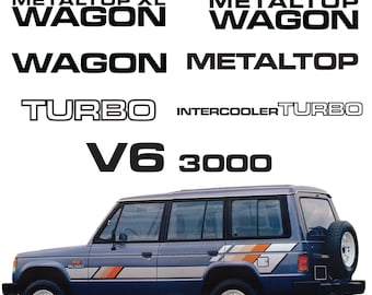 Mitsubishi Pajero Mk1 Side Metaltop XL Turbo Intercooler Wagon