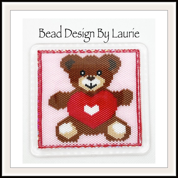 Teddy Bear Valentine Coaster