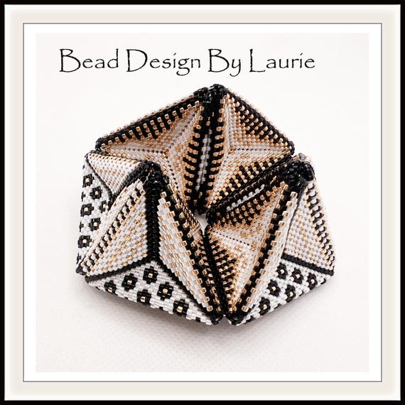 Beaded Glamor 3 D Kaleidocycle Peyote Digital Pattern