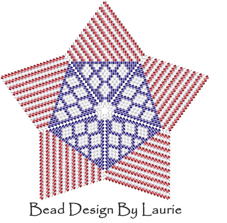 This is a digital pattern to make a beaded 3D peyote star ornament. The colors of the Delica seed beads I used, are listed on the pattern.  I have included a tutorial on how to make a 3D star.