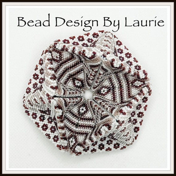 Relaxing Kaleidocycle Beaded Peyote Stitched Digital Pattern