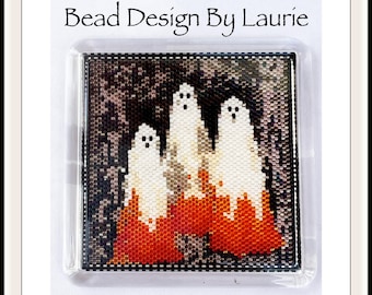 ハロウィン 7 ペヨーテ ステッチ ビーズ コースター - Etsy 日本