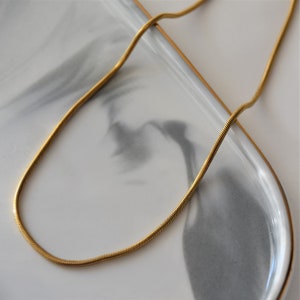 Gold Schlangenkette/Layering Kette/Goldkette Halskette