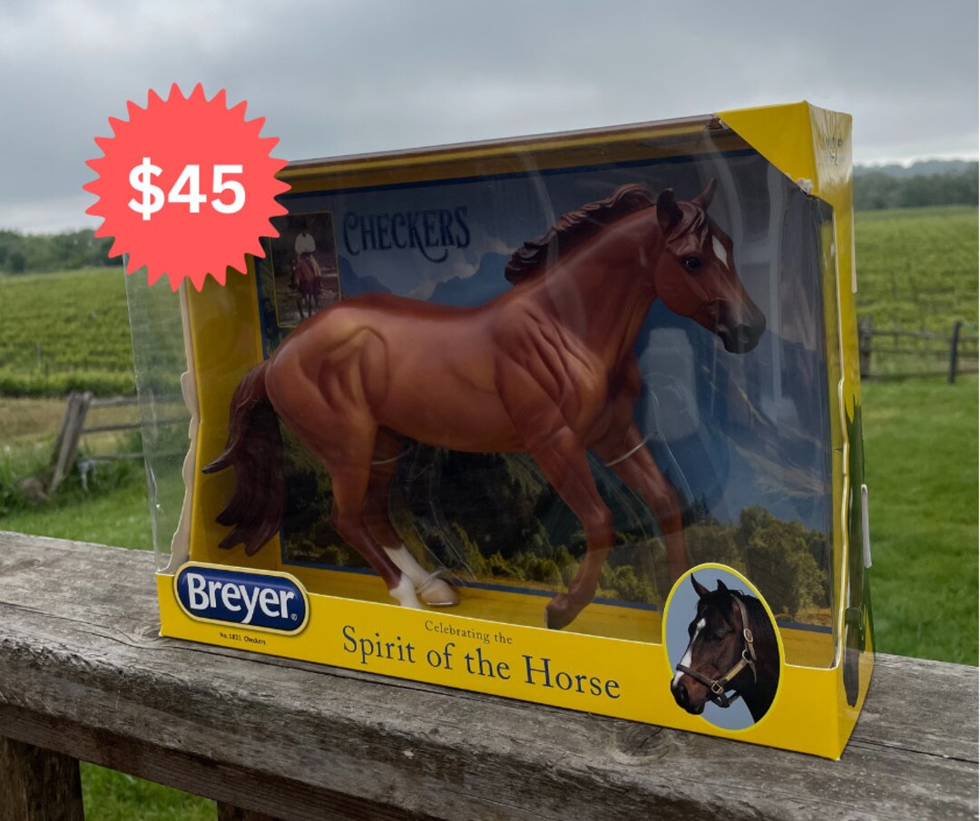 Breyer Checkers Loping Quarter Horse NIB Etsy
