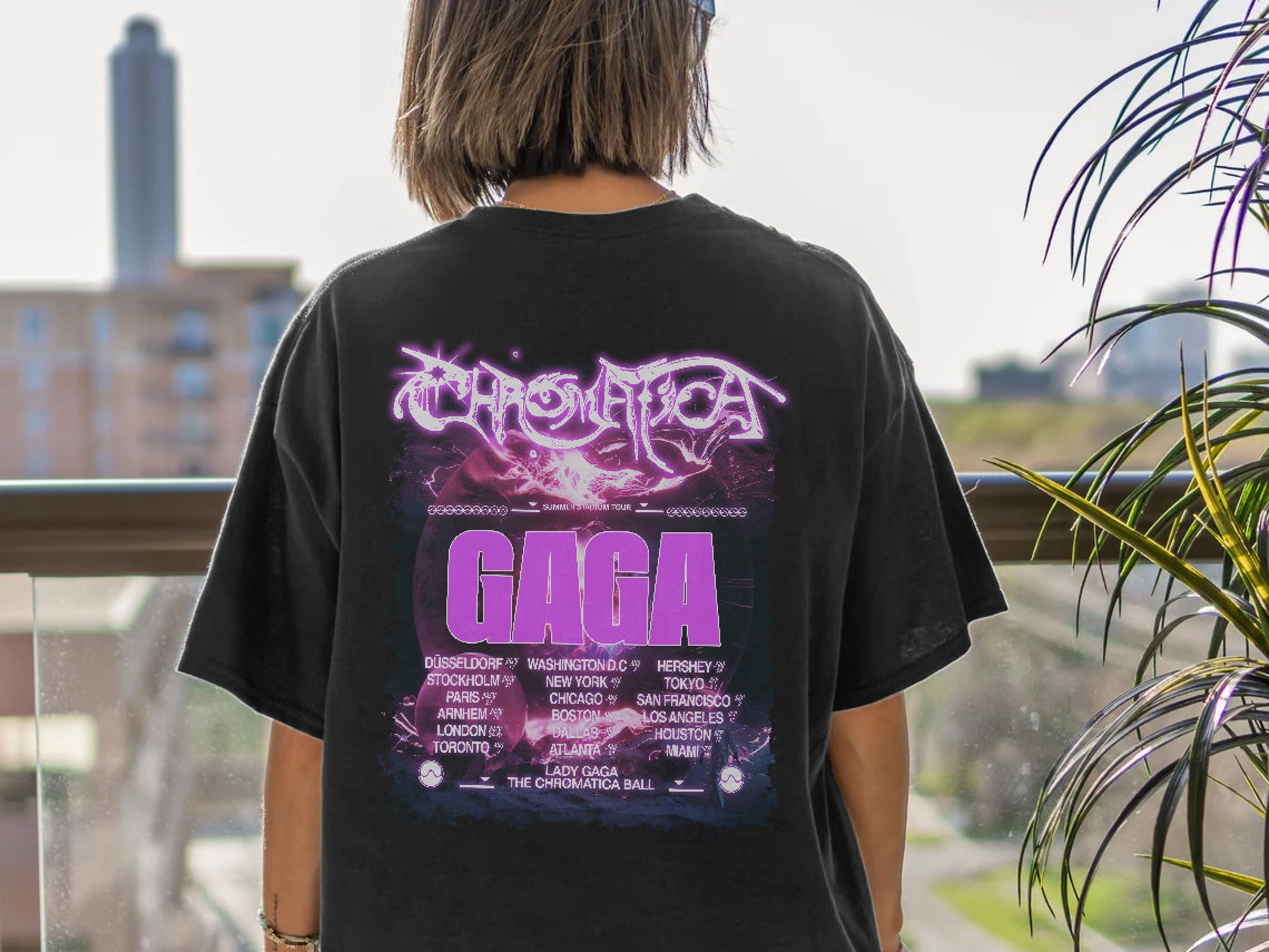 LD Gaga 2 Sides Tour Shirt, Powerful Gaga Shirt, Born This Way, 2022 Concert Shirt