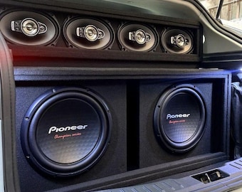 Diseño de subwoofer personalizado para audio de coche (descarga digital)