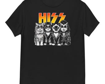 Hiss Unisex Graphic T-Shirt 100% Cotton