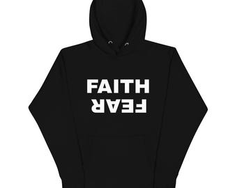 FAITH over FEAR Graphic Hoodie 100% Cotton Unisex