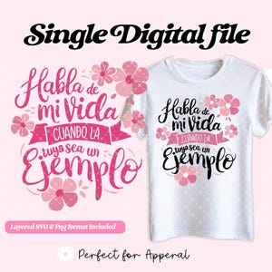Habla de mi  Digital File, Latina Quote Svg & Png, T-shirt Digital Png, Hispanic Latina Sublimation Png instant download file