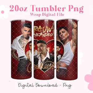 Cosa Nuestra RAUW ALEJANDRO PNG Sublimation File, 20oz Tumbler Backgrounds, Rauw Digital Design, Tumbler Sublimation