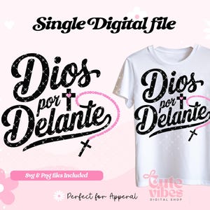 Dios por delante SVG, Dios primero png , Latina Religiosa Png, Dios, God png, Dios por encima de todo, Digital Download Only