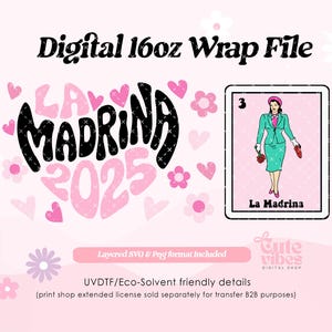 La Madrina loteria Libbey Wrap Png & Svg, Godparent Gift, Cute Gift for Women, Godparents Proposal, Regalos de padrinos madrinas