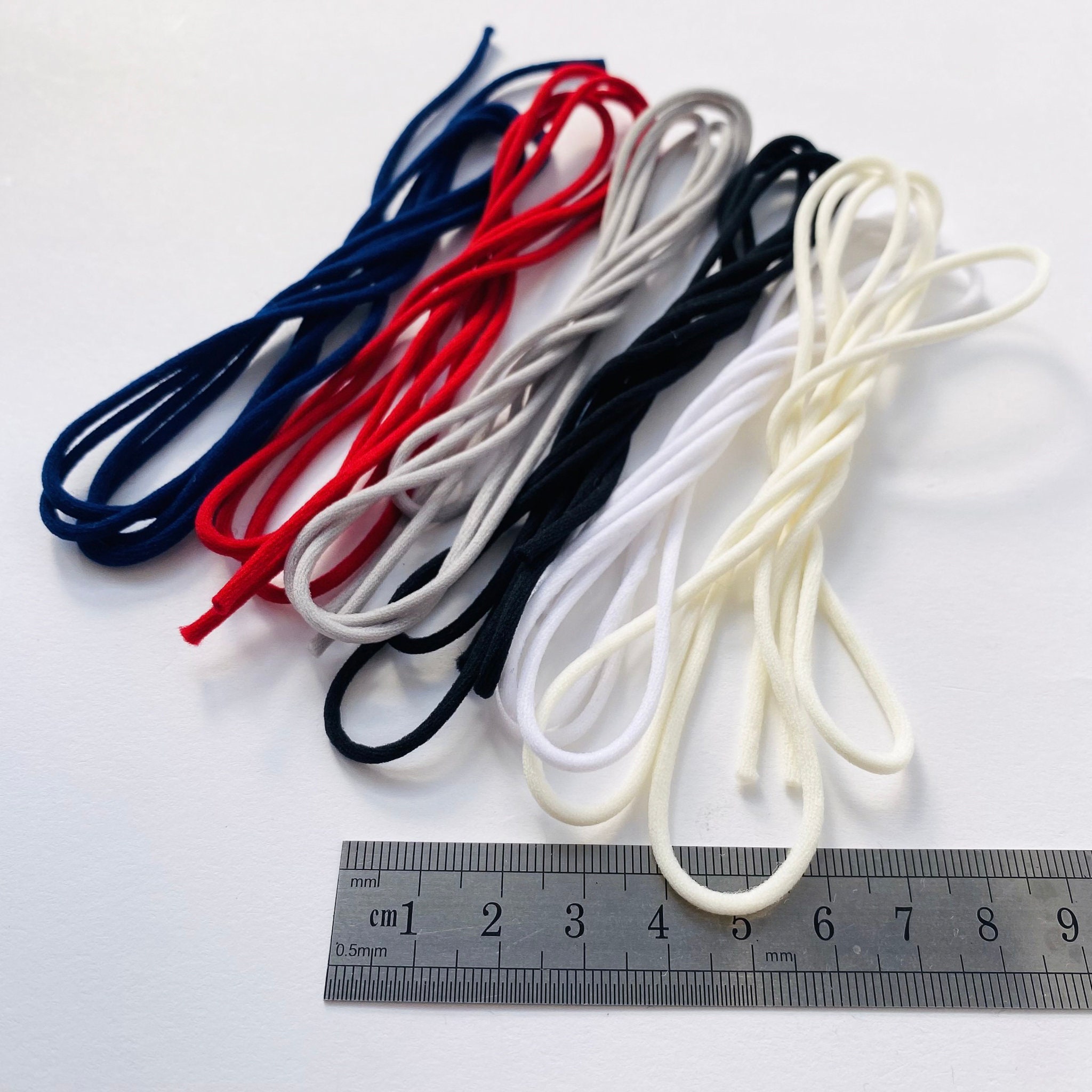 2mm Soft Matt microfibre RAT-TAIL Cord