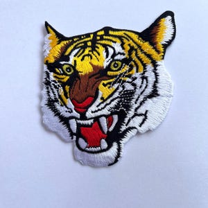 Embroidered Tiger Patch