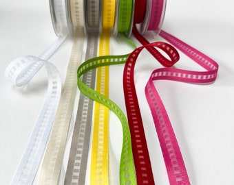 3m x 15mm breites Leiter-Streifenband - 3 Meter Länge. Dekoratives Streifenband. Viele Farben - Berisfords Ribbons 9278