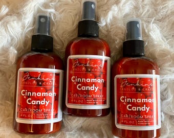 Room and Linen Spray Cinnamon Bathroom Air Freshener Home Fragrance Strong Scented Car Mist Cleaning Accessories House Warming Gift Idea