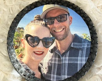 Air Freshener Personalized Photo Freshie Car Scent Custom Car Accessories Rear View Mirror Freshie Gift for Her