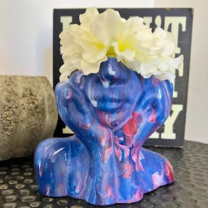 Centerpiece 4th of July Red White and Blue Home Decor Planter Patriotic Gift 4th of July  For Woman USA Decor July 4th Patriotic Decor
