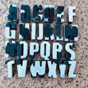 Letras de cimento Letras de concreto para decoração de parede para casa Letras de casamento personalizadas Peso de papel de concreto Decoração de cimento Presente para mãe