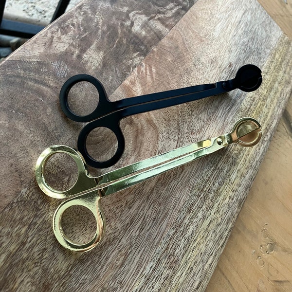 Candle Wick Trimmers, Wick Cutters, Gifts for Candle Lovers, Candle Accessories, Wick Scissors, Stainless Steel, Gold Wick Trimmers, Gifts
