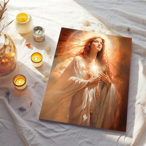 St Mary Magdalene Wall Art Prints | Catholic Art Prints Gifts | Spiritual Wall Art Gifts for Her and Him | Fine Art Prints Giclee Prints