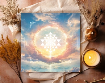 Sri Yantra Wall Art Print | Digital Download