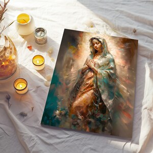 Virgen De Guadalupe Wall Art Prints | Our Lady of Guadalupe Art Virgin Mary Catholic Gifts For Her Him Best Selling Fine Art Giclee Prints