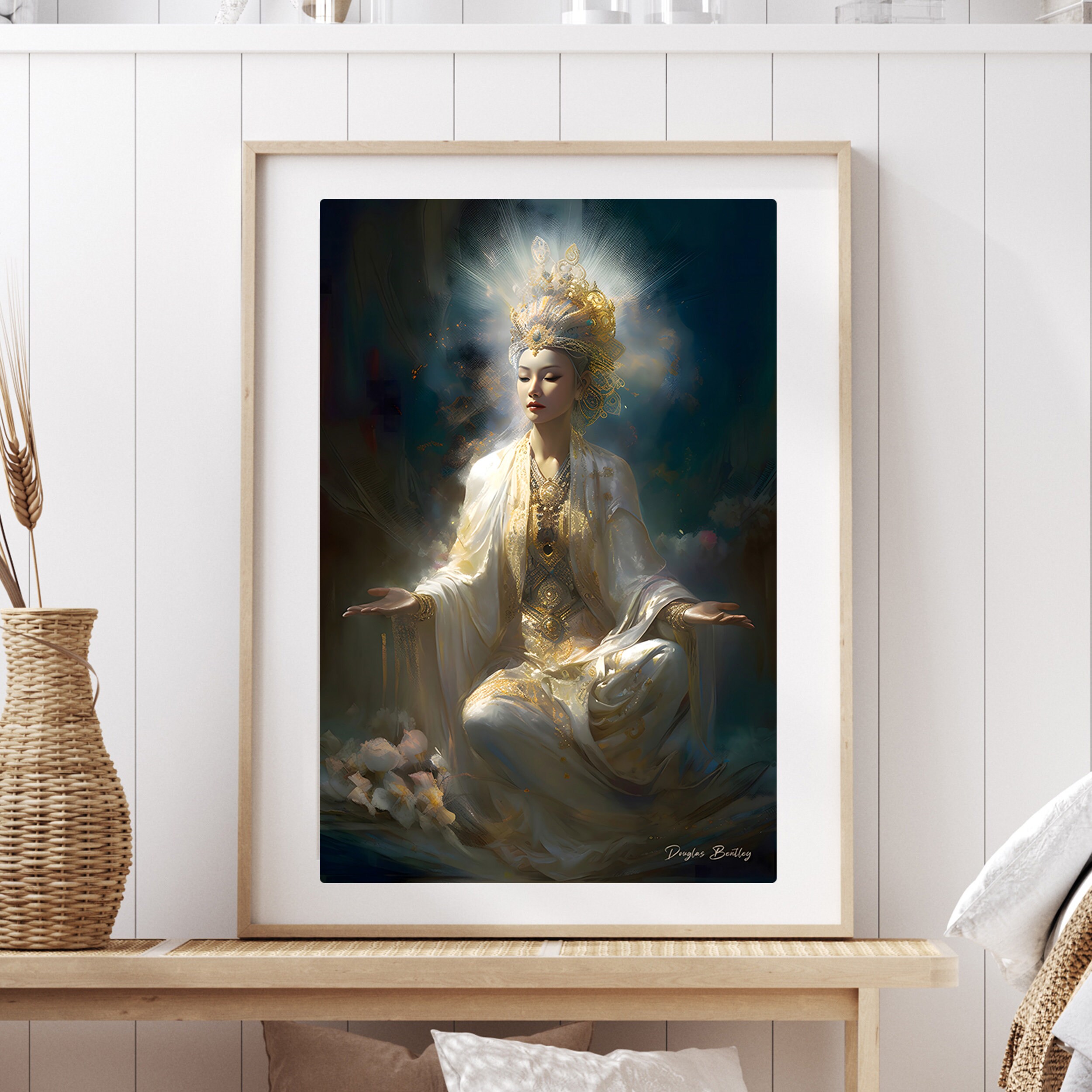 Quan Yin Wall Art Prints Quanyin Goddess Deity Spiritual Etsy