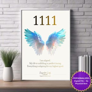 Angel Number 1111 Poster - Etsy