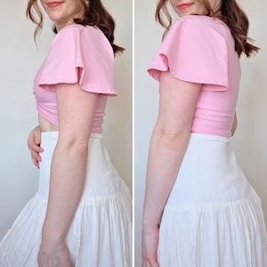 Flutter Sleeve Sewing Pattern: Mix & Match Sleeves (Digital PDF XS-5XL) image 2